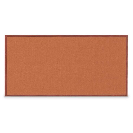 United Visual Products Combo Board, 96"x48", Satin Frame/Black Porcelain & Rubber UVDECORK9648-BLKPORC-RUBBER
